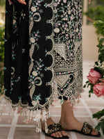 Bin Ilyas Dhanak Luxury Embroidered 3-Piece Unstitched Winter Suit – DE-4129