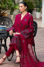 Bareeze Dhanak Embroidered 3-Piece Unstitched Winter Suit – DE-6187
