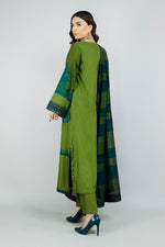 Maria.B Dhanka 3-Piece Unstitched Winter Suit – DE-6195